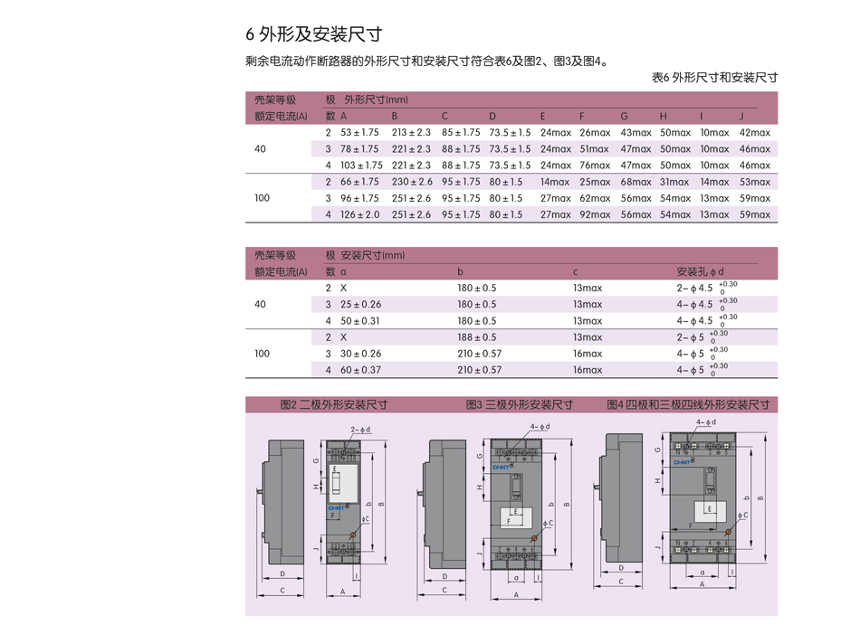 断路器型号；常规断路器